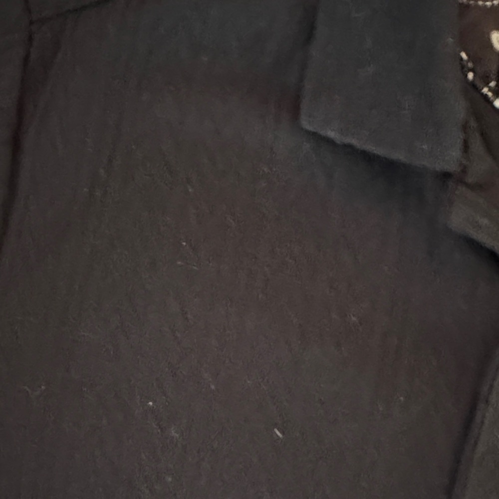Cactus Man Black Casual Button Down Shirt - Picture 3 of 5